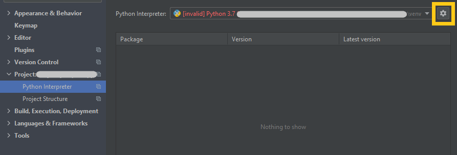 Createprocess error 2 не удается найти указанный файл pycharm