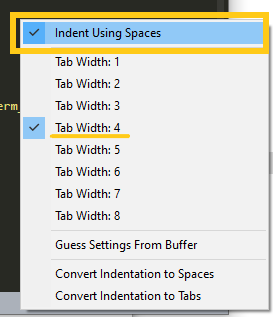 textwrangler convert tabs to spaces